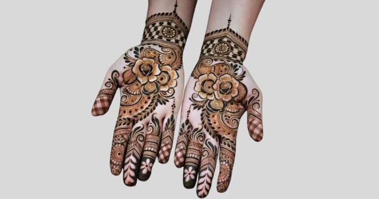 Royal front hand mehndi designs