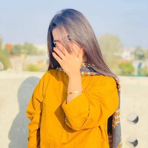 cute instagram hidden face girl pic