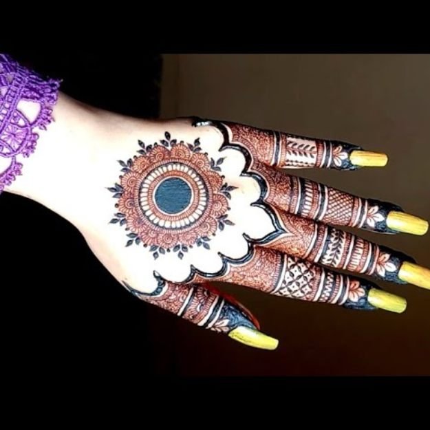 gol new mehndi design