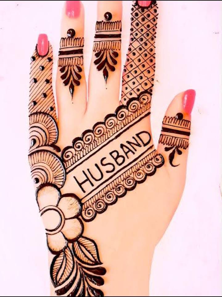 modern simple finger mehndi designs