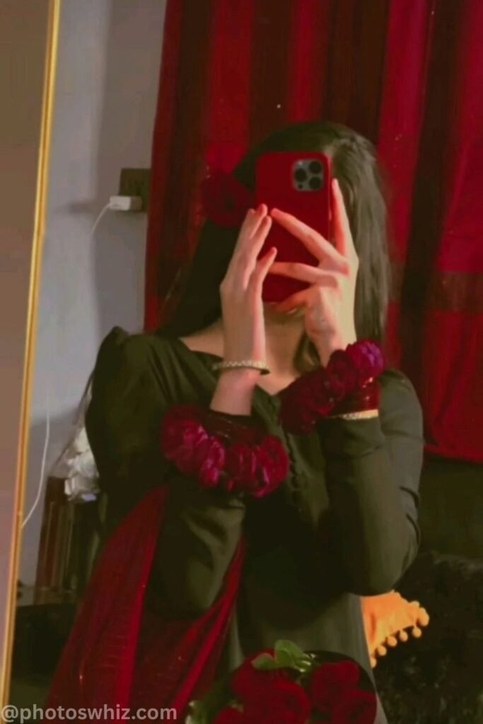 aesthetic black dp girl image