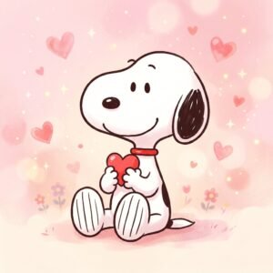 Snoopy holding red heart 20260921213253 Snoopy holding red heart 20260921213253