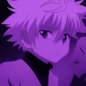 killua pfp purple 2