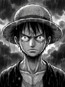 Anime portrait standing