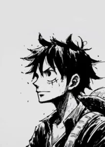 Black And White Luffy Profile Pictures 4
