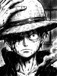Drawing Monkey D. Luffy