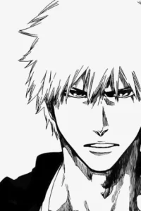 Ichigo Manga Black And White PFP 4 Ichigo Manga Black And White PFP 4